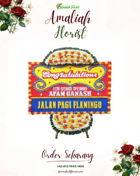 Sewa Papan Bunga Bawukan